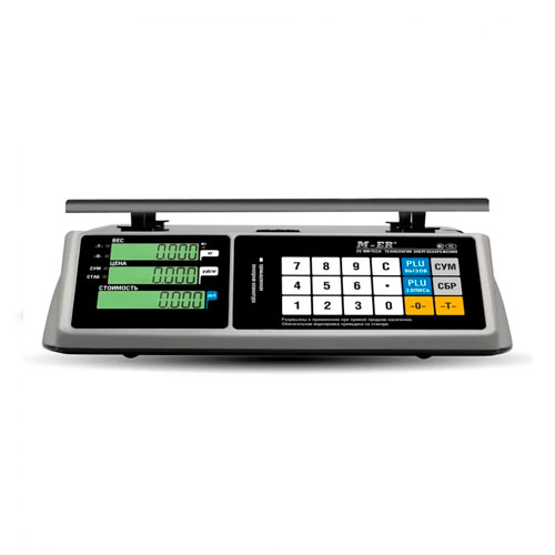 Торговые настольные весы M-ER 328 TOUCH-M RS232 и USB